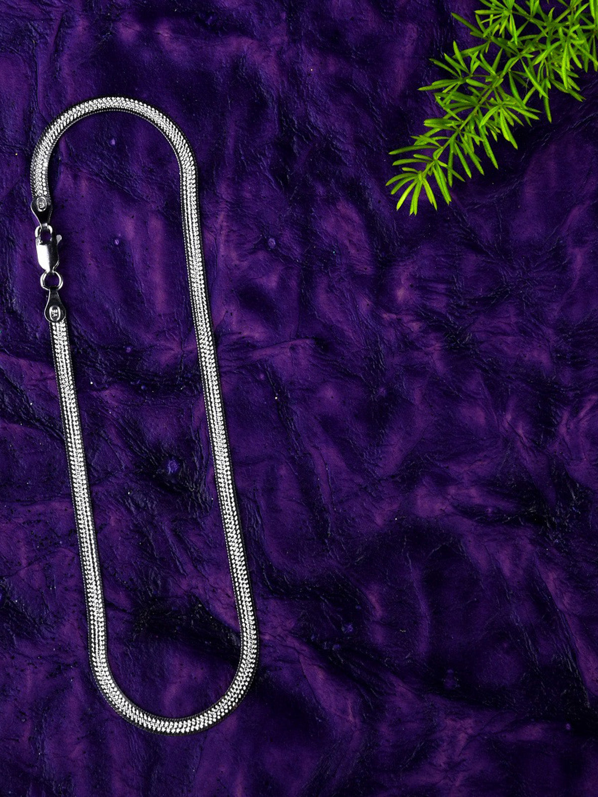 Silver Snake Anklet (Single)