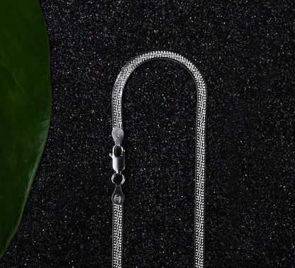 Silver Snake Anklet (Single)