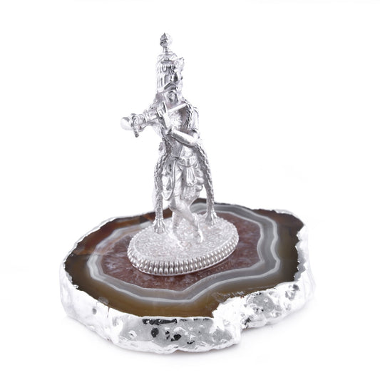 925 Sterling Silver Krishna With Flute