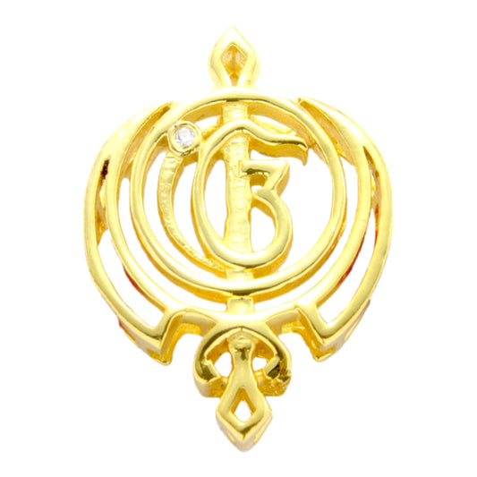 Khanda Pendant with Chain