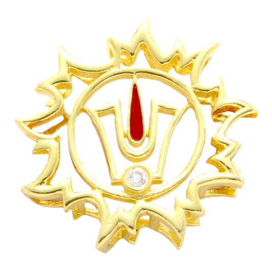 Tirupati Sudarshan Chakra Pendant with Chain