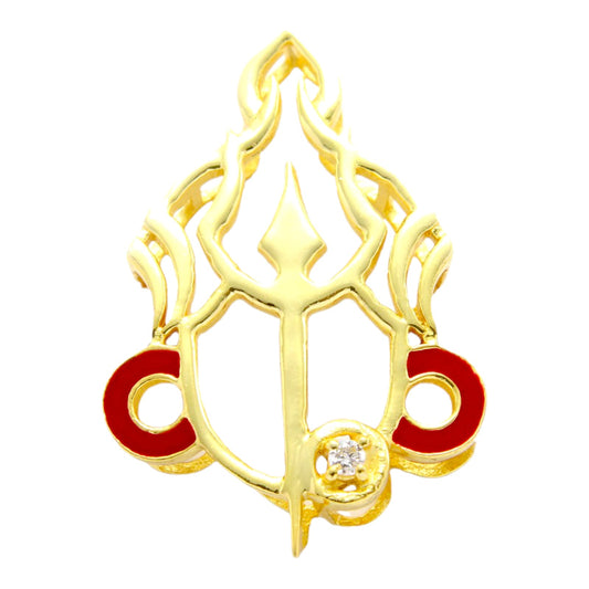 Devi Trident Pendant with Chain