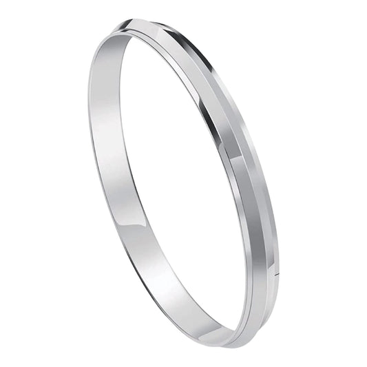 Pure Silver Simple Plain Design Kada