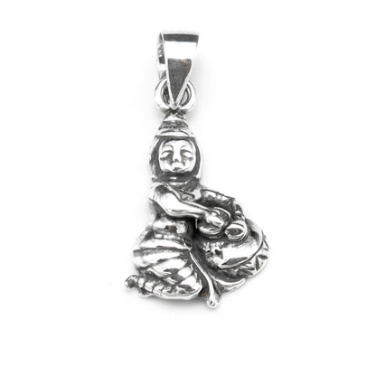 925 Sterling Silver Laddoo Gopal Baby Pendant For Kids