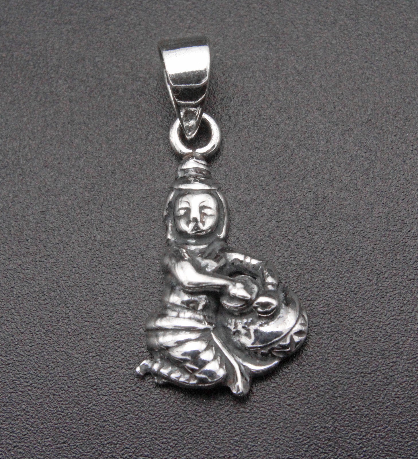 925 Sterling Silver Laddoo Gopal Baby Pendant For Kids