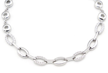 925 Sterling Silver Studded Design Bracelet For Girls and Women