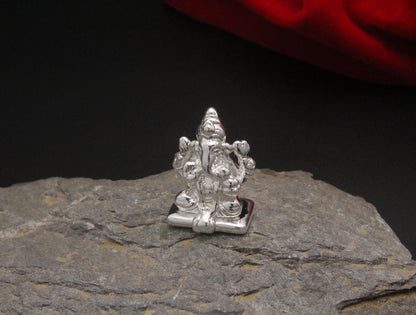 925 Sterling Silver Lord Ganesha Idol