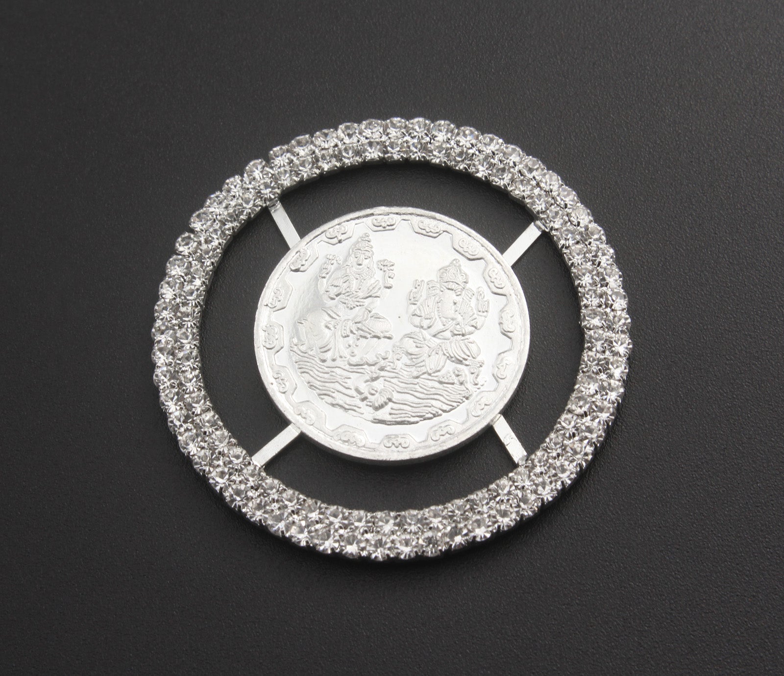 999 Silver Laxmi Ganesha Coin For Diwali And Dhanteras