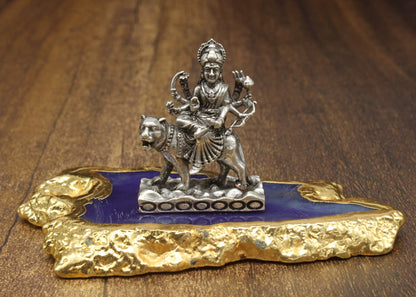 925 Sterling Silver Ma Durga Idol