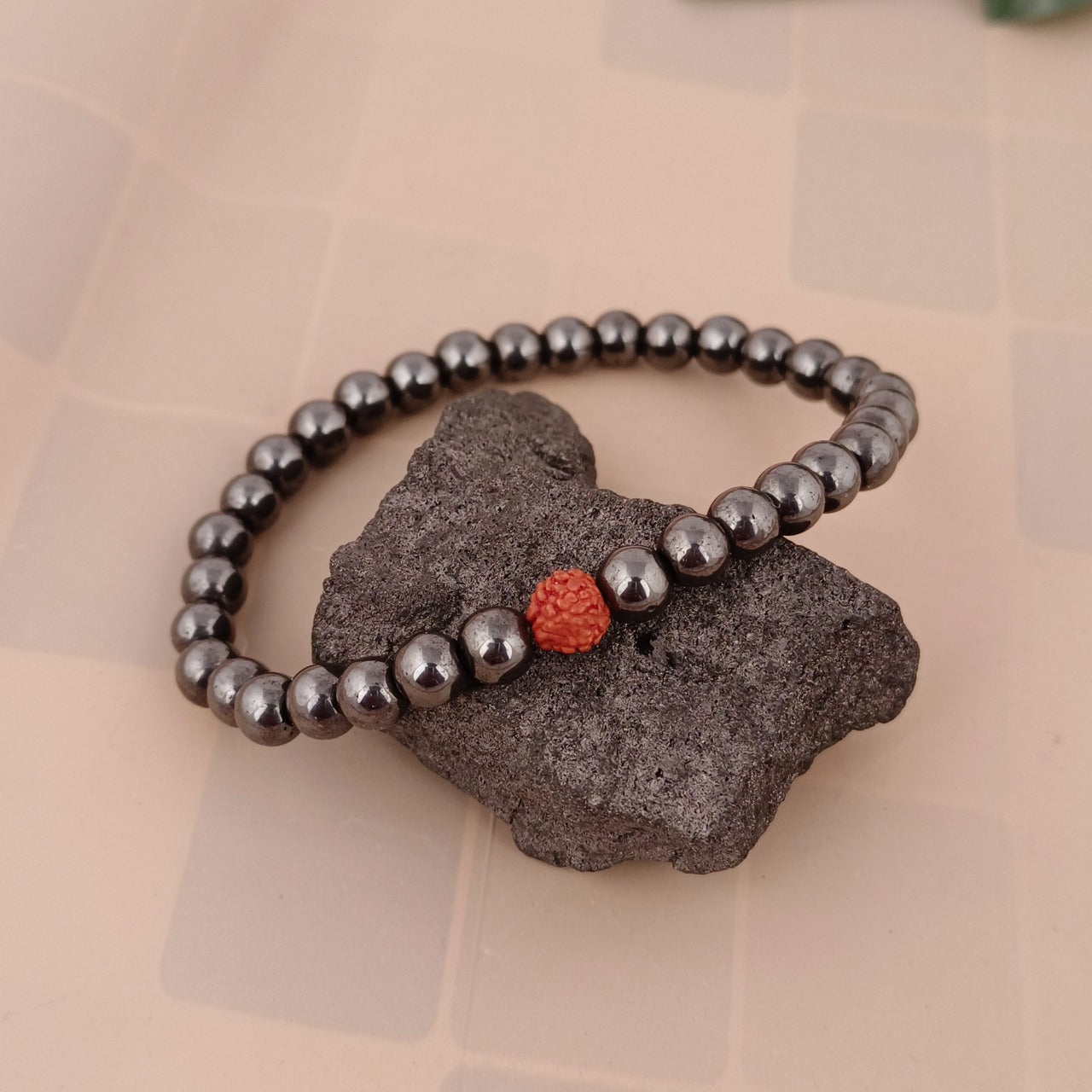 Hematite Rudraksh Bracelet