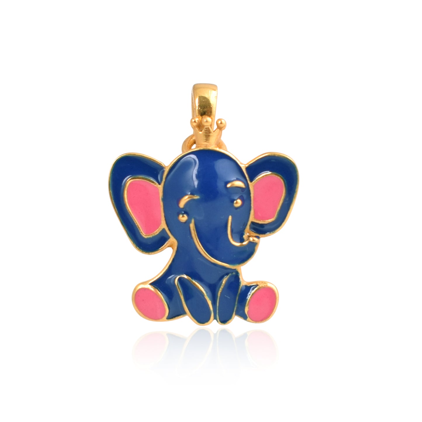 925 Sterling Silver Baby Elephant Pendant For Kids