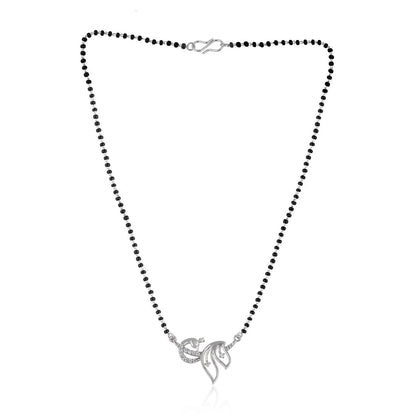 925 Sterling Silver Pecock Mangalsutra For Women