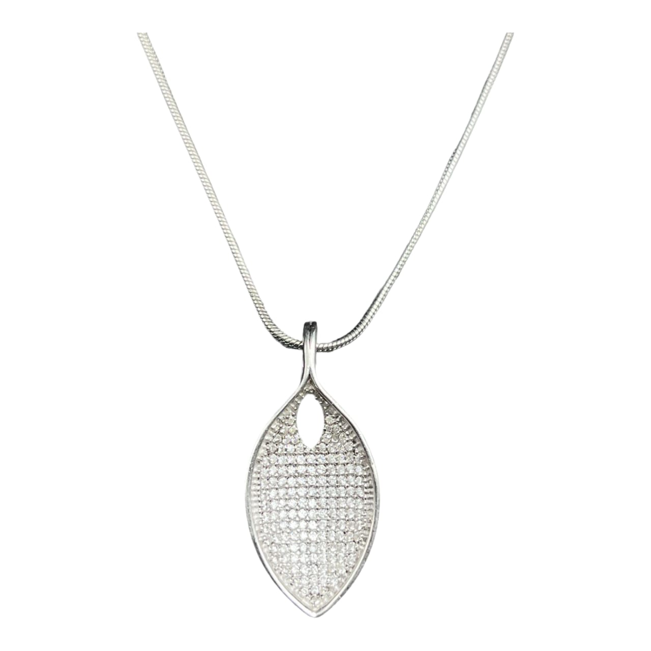 925 Sterling Silver Single Leaf Pendant For Girls and Women