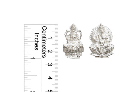 925 Sterling Silver Laxmi Ganesha Idol