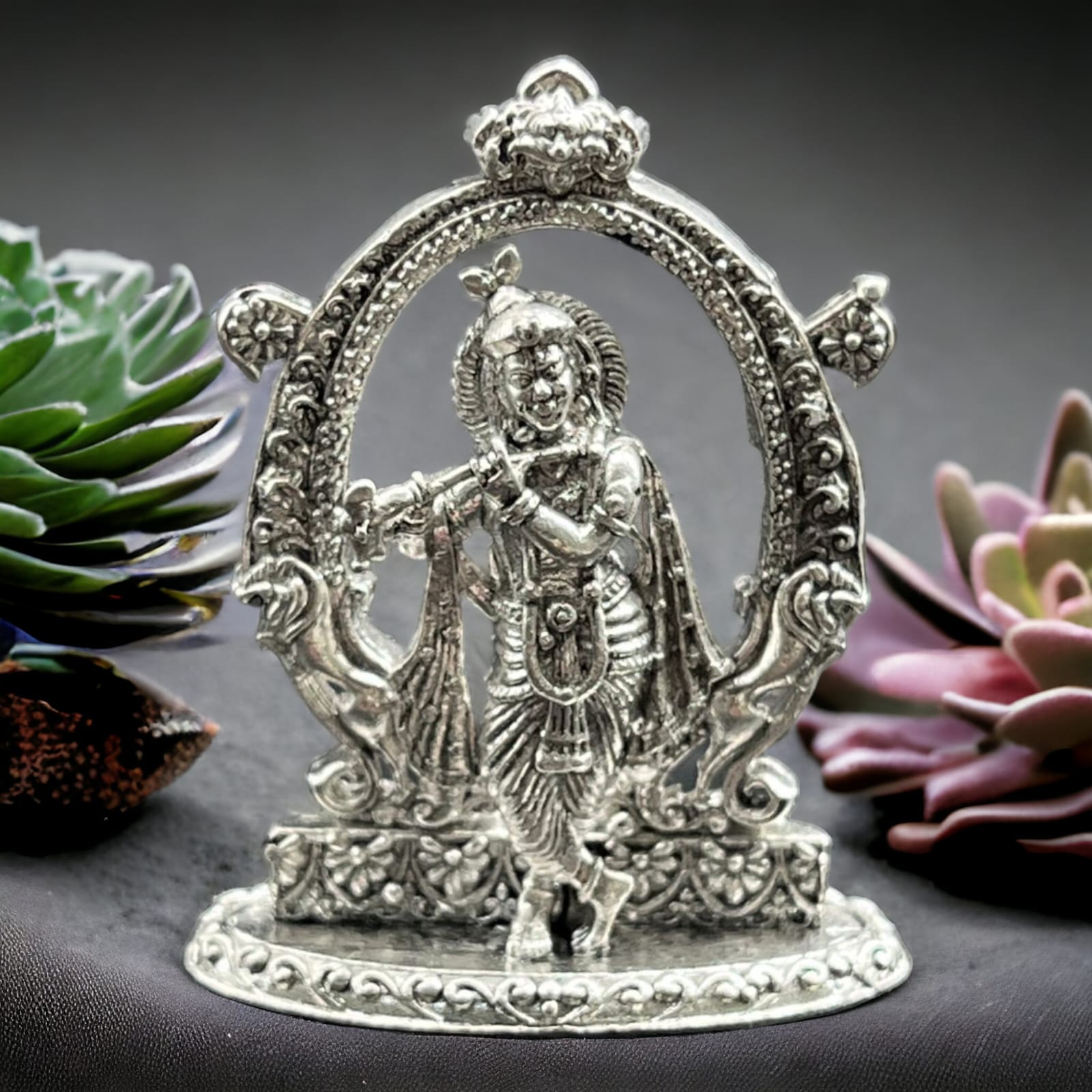 925 Sterling Silver Lord Krishna Ji Idol