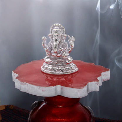 Silver Lord Ganesha Idol