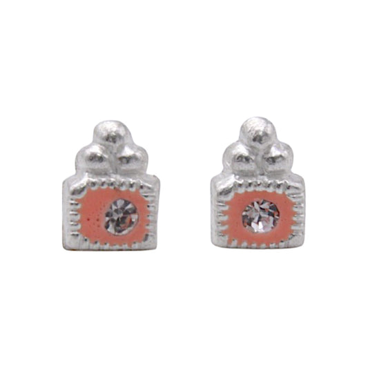 Light Orange Earring For Kids Girls