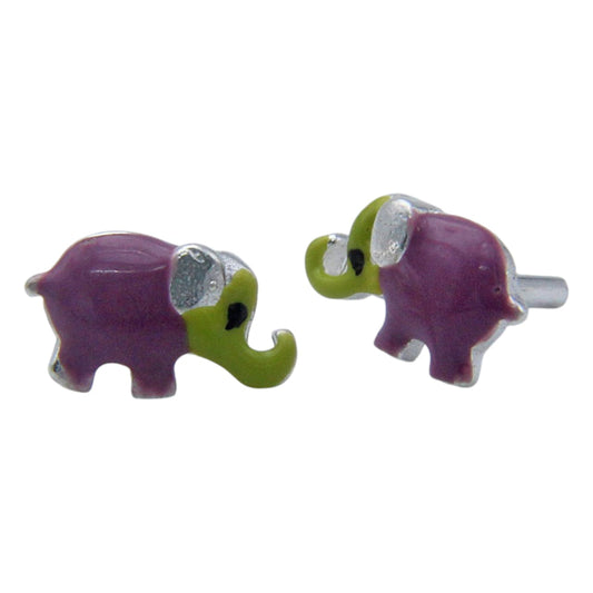 Multicolor Elephant Shape Earring For Kids Girls