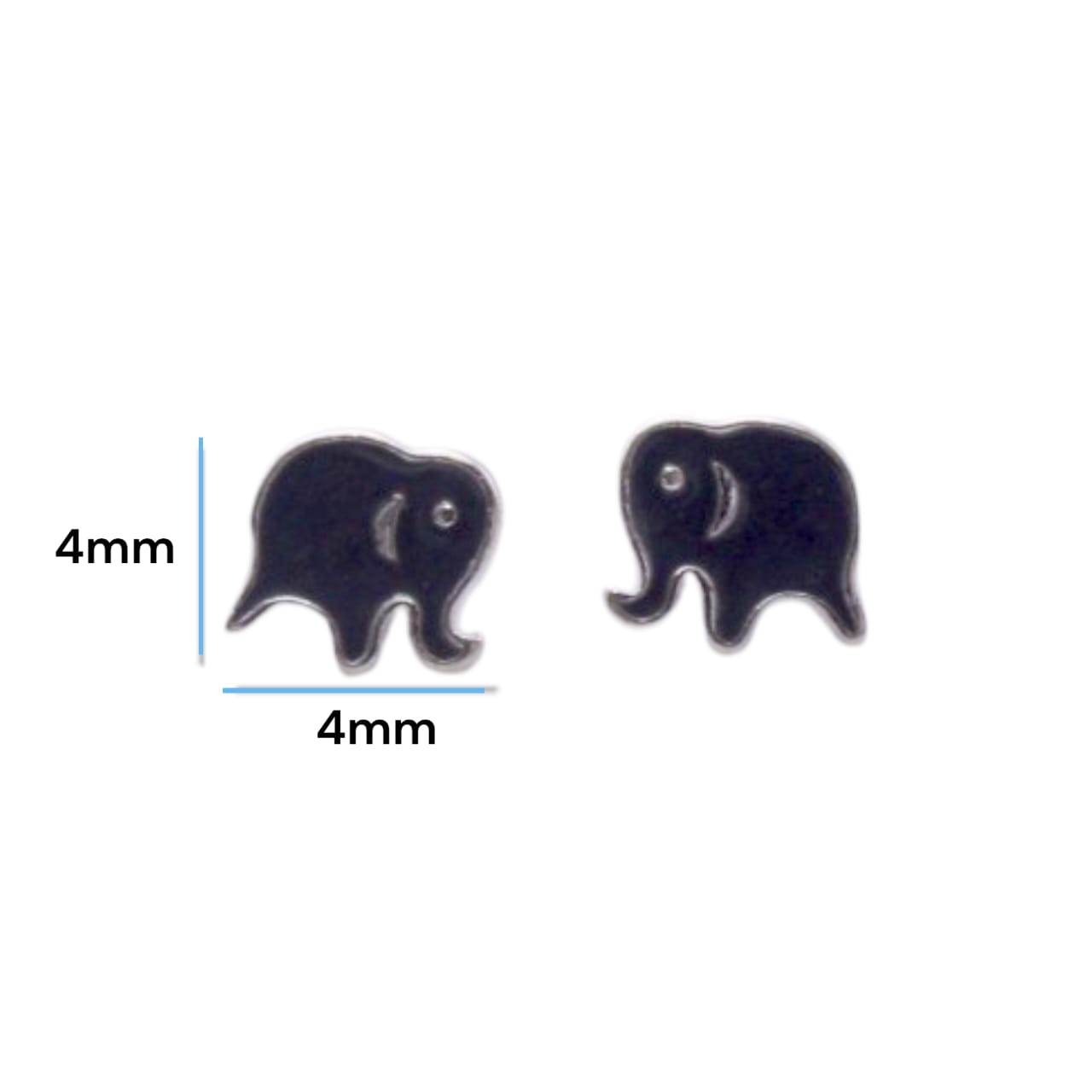 Grey Elephant Earring For Kids Girls