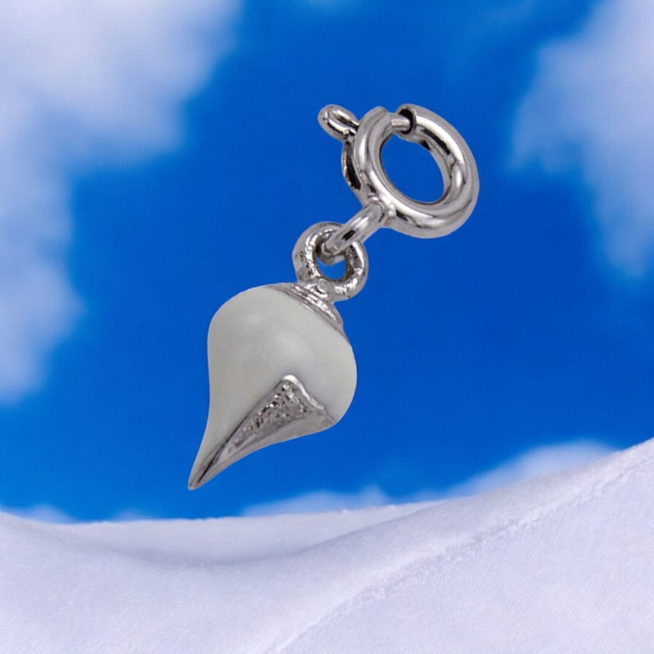 Silver Shank Charm