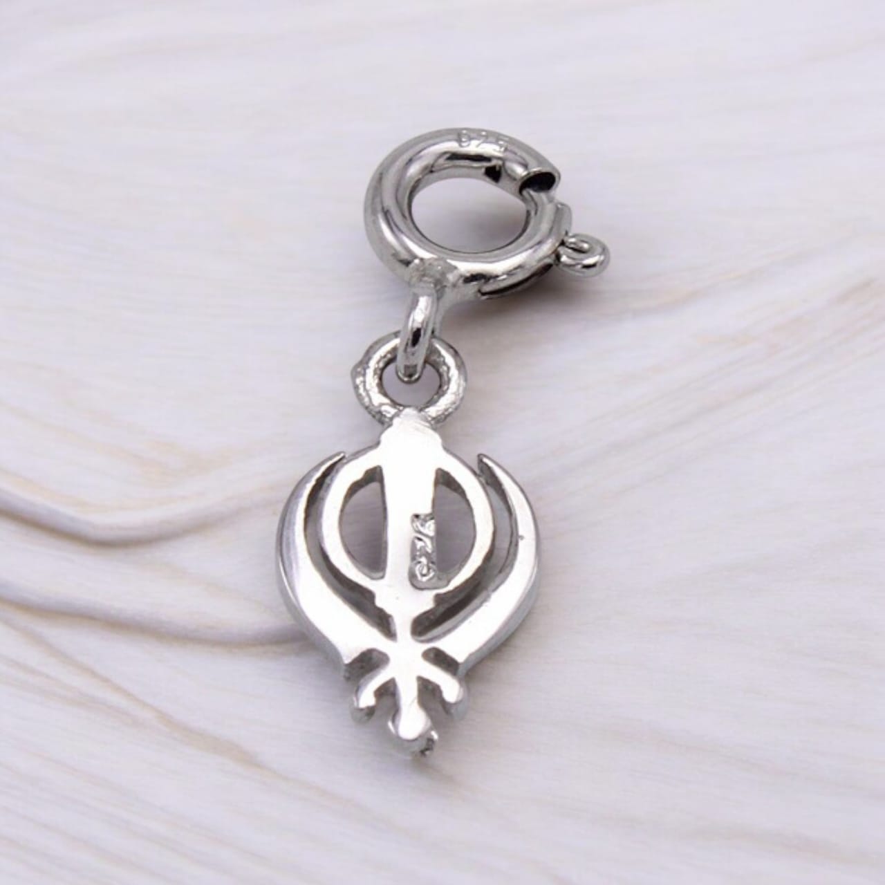 Silver Yellow Khanda Chram