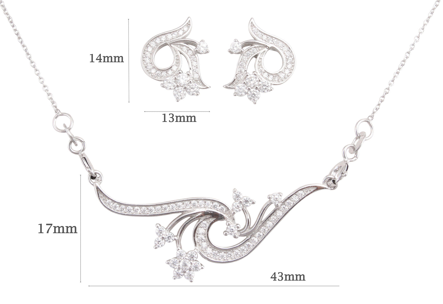 925 Sterling Silver Peacock Shape Mangalsutra For Women