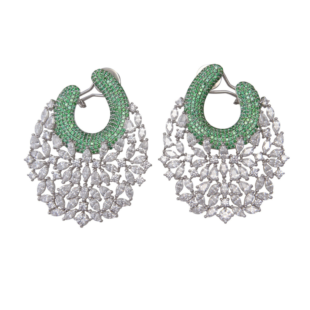 925 Sterling Silver Peacock Earring For Girls And Women