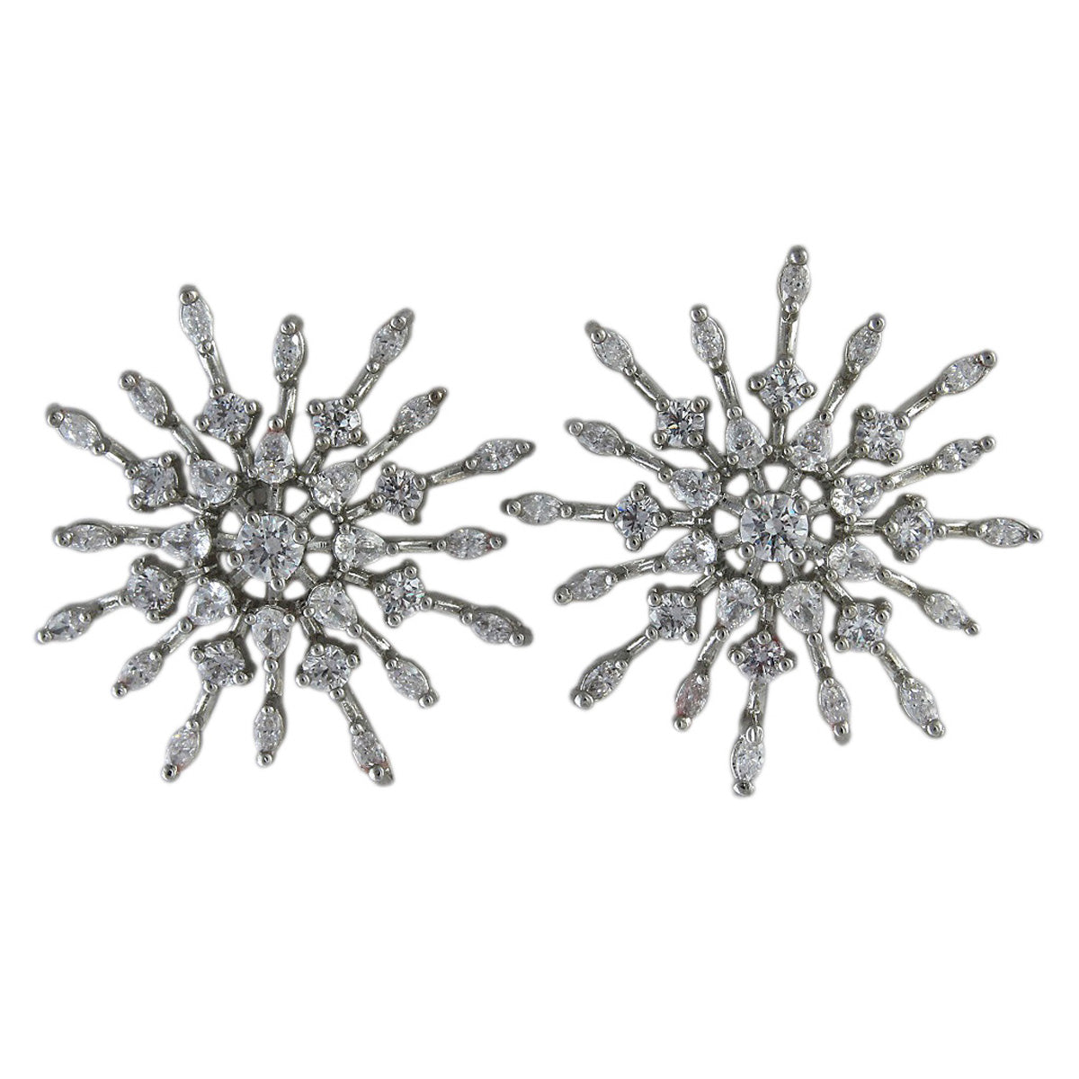 925 Sterling Silver Shining Star Earring For Girls And Women