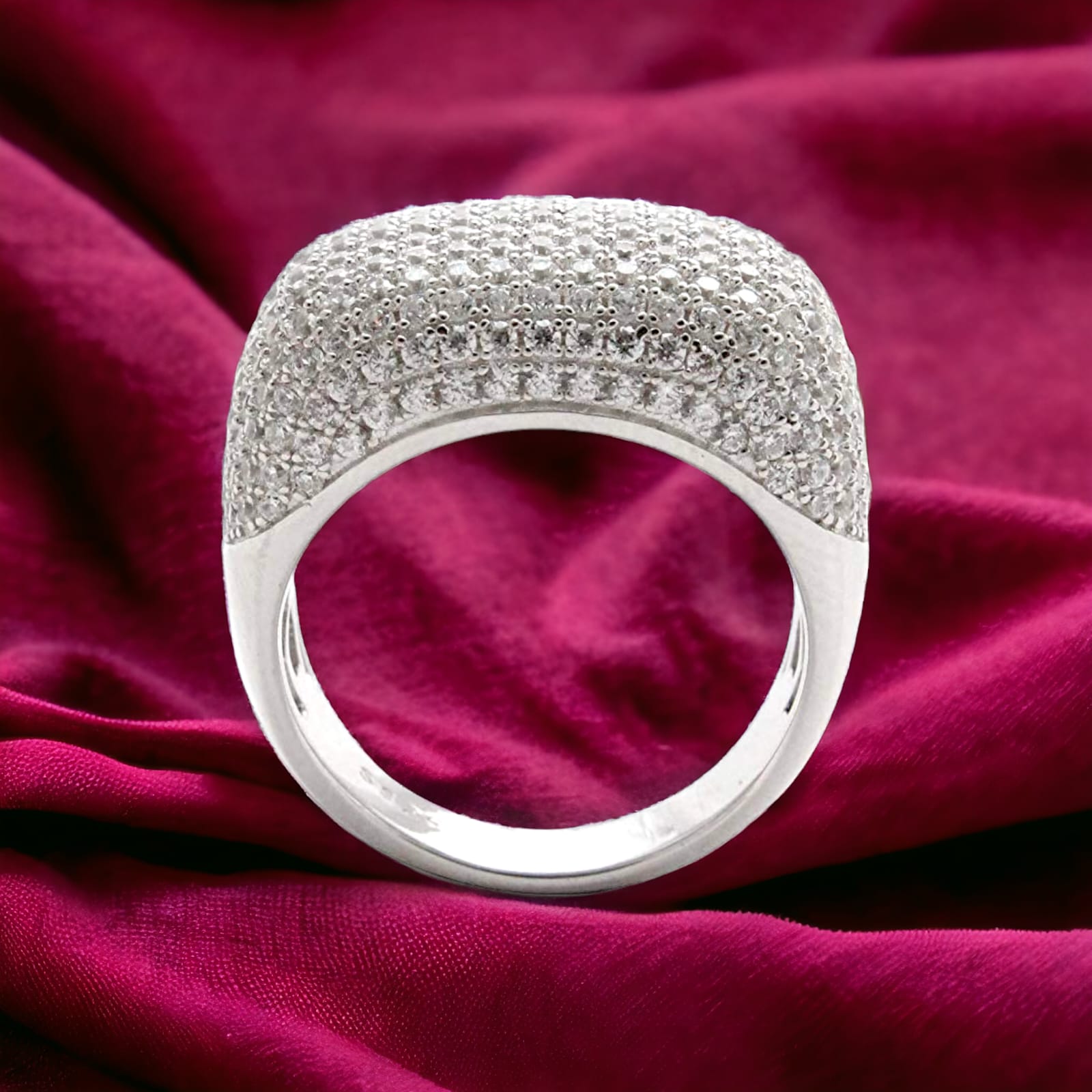 925 Sterling Silver Cocktail Ring For Girls And Women