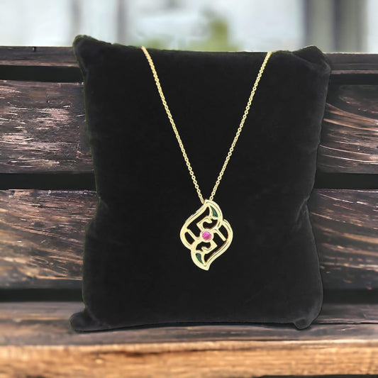 Swastik Flower Design Pendant for Men/Women