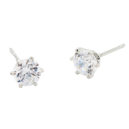 Swarovski Round Stone Stud Earring