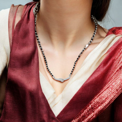 Curve Line Shape Mangalsutra