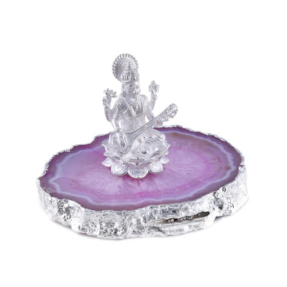 925 Sterling Silver Maa Saraswati Idol