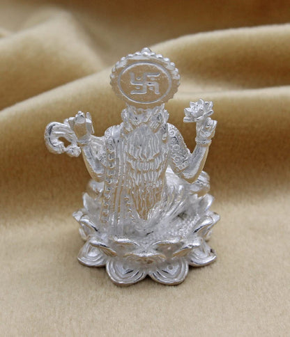 925 Sterling Silver Maa Saraswati Idol