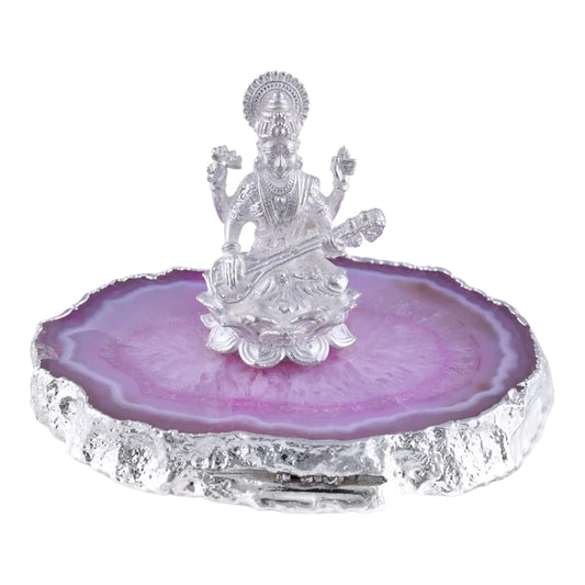 925 Sterling Silver Maa Saraswati Idol