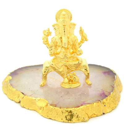 925 Sterling Silver Leg Down Lord Ganesha Idol