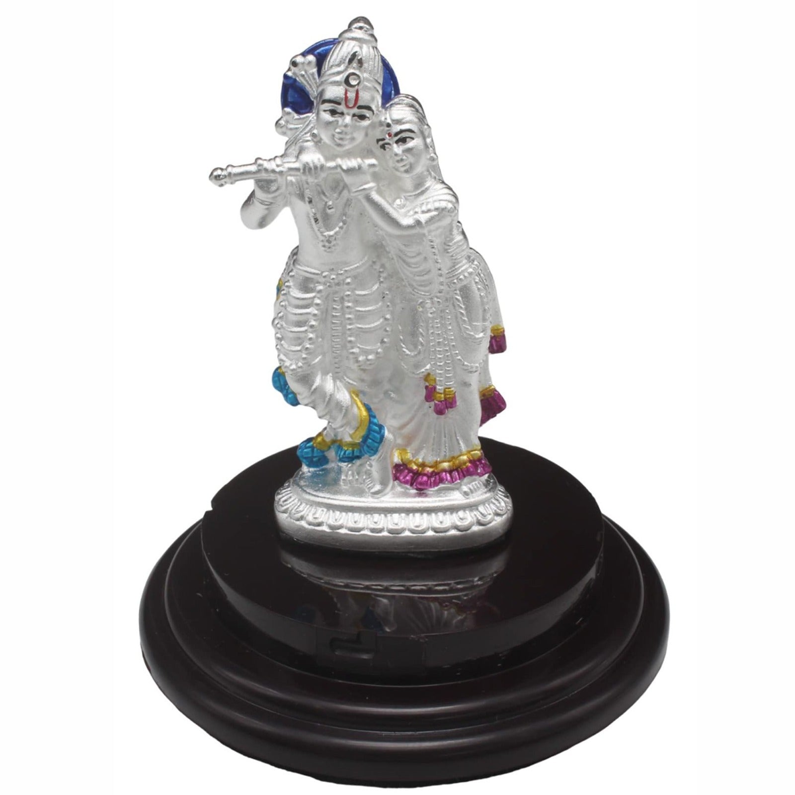 925 Sterling Silver Radha Krishna Idol