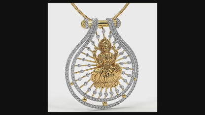 Laxmi Ji Pendant With Chain